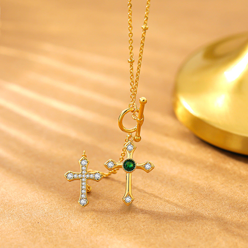 Venta al por mayor Collar De Cruz De Cobre